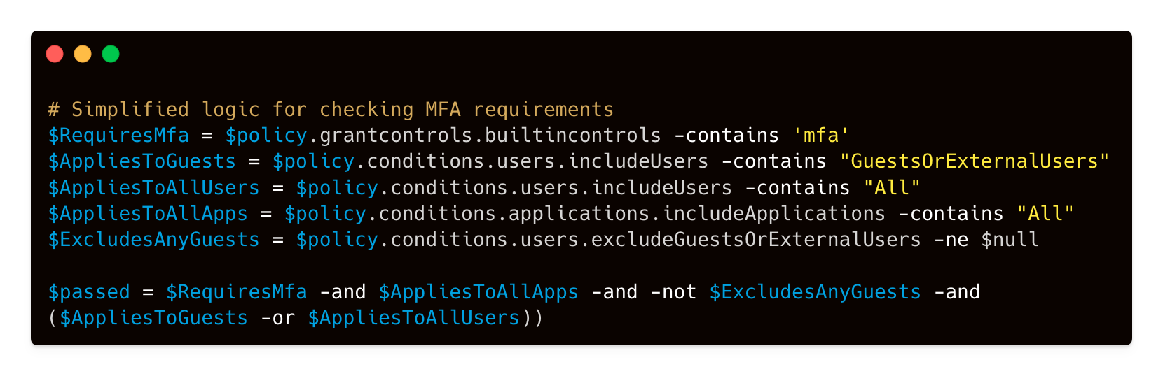 Refactored code for Guest MFA check